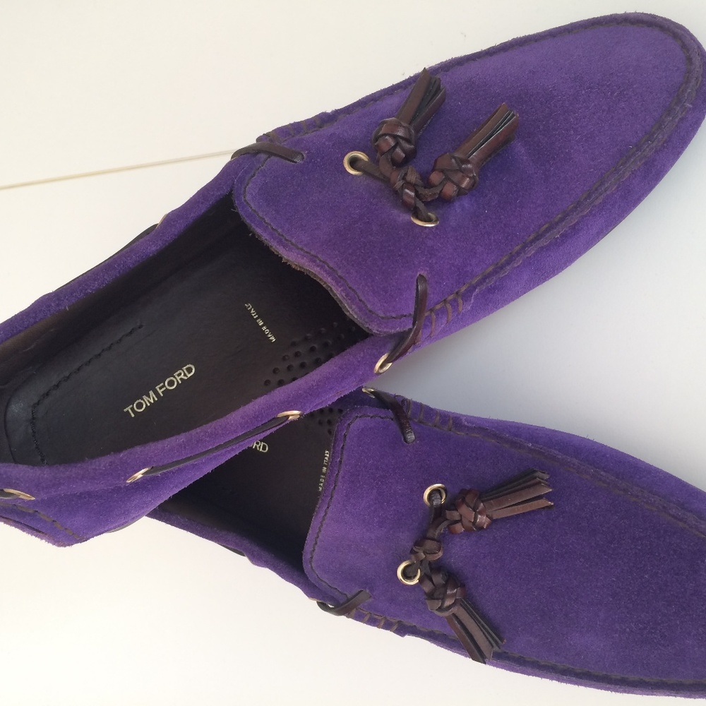 Tom Ford Suede Mens Loafers